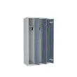 Vestiaire industrie propre 3 colonnes H.180 x L.90 cm Gris Bleu photo du produit