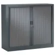 Armoire basse à rideaux 100x120 cm - anthracite photo du produit