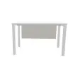 Voile de fond mélaminé L 120 aluminium photo du produit
