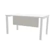 Voile de fond mélaminé L 140 aluminium photo du produit