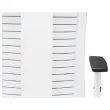 Siège de bureau synchrone NAVIGO - Noir & blanc - Accotoirs 2D montés photo du produit