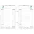 Recharge de feuillets mobiles de caisse pour classeur PERPETUEL - 16x24 cm - Janvier à décembre - Exacompta photo du produit