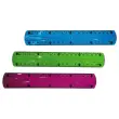 Règle de bureau double plate en plastique dure - 20 cm. photo du produit