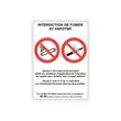 Plaque de signalisation - Interdiction de fumer photo du produit