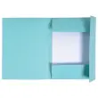 50 Chemises 3 rabats carton A4 - 280 g - Bleu - Exacompta photo du produit
