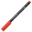 Feutre de r&eacute;troprojection permanent Lumocolor - 1 mm - Rouge - Staedtler photo du produit