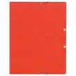 10 Chemises à élastiques sans rabats - carte 360g - Rouge - Exacompta photo du produit