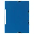 10 Chemises 3 rabats à élastiques - Dos 1,5 cm - Bleu - Exacompta photo du produit