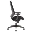 Fauteuil de bureau tapiss&eacute; Kenari avec accotoirs 2D - Mont&eacute; photo du produit