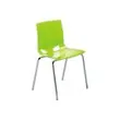 Chaise coque design Fondo vert photo du produit