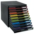 Module de classement 10 tiroirs Moduloglossy assortis photo du produit