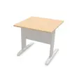 Table 80 x 80 hêtre - pieds aluminium photo du produit