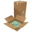 20 Cartons caisses am&eacute;ricaines &agrave; simple cannelure 60 x 40 x 40 cm photo du produit