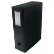 Bo&icirc;te de classement polypropyl&egrave;ne opaque - Dos 10 cm - Noir - Fiducial photo du produit