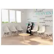 2 Chaises DOGEWOOD pied hêtre assise blanche montées photo du produit