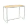 Table haute Easydesk - 150 x 75 cm - Pied blanc et plateau hêtre - PAPERFLOW photo du produit