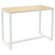 Table haute Easydesk - 150 x 75 cm - Pied blanc et plateau hêtre - PAPERFLOW photo du produit