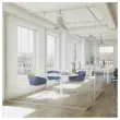 Table ronde diam 116 cm plateau blanc pied blanc pied tulipe photo du produit