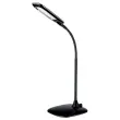 Lampe de bureau à bras flexible Mika – Eclairage LED – 6W – Noir – Aluminor photo du produit