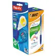 12 Stylos bille avec 1 correcteur Easy Refill + recharge bleu - BIC photo du produit