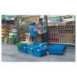 Bac navette gerbable 22 litres bleu photo du produit
