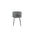 2 Fauteuils Must Pied noir assise grise mont&eacute;s photo du produit