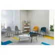 2 Fauteuils Must Pieds noirs assise jaune photo du produit