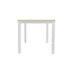 Bureau BRUXELLES 180 x 80 acacia - pieds blancs photo du produit