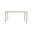 Table140 x 80 acacia clair - pieds aluminium photo du produit