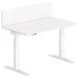 Cloisonnette pour bureau L 140 blanc/blanc photo du produit