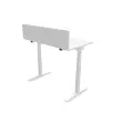 Cloisonnette pour bureau L 140 blanc/blanc photo du produit