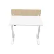 Cloisonnette pour bureau L 140 acacia/blanc photo du produit