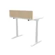 Cloisonnette pour bureau L 140 acacia/blanc photo du produit