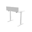 Cloisonnette pour bureau L. 140 blanc/alu photo du produit