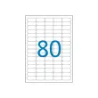 2 000 Etiquettes enlevables laser 35,6 x 16,9 mm photo du produit