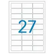 25 Planches d'&eacute;tiquettes enlevables laser63,5 x29,6 mm 675 &eacute;tiq/bo&icirc;te photo du produit