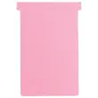 100 Fiches T pour planning - Taille 4 - Rose - NOBO photo du produit
