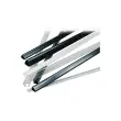 25 Baguettes &agrave; relier 3 mm - Noir photo du produit