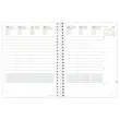 Agenda semainier  Time Life - 21x27cm - Bleu - Janvier &agrave; d&eacute;cembre - QUO VADIS photo du produit