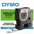 10 Rubans pour titreuse DYMO D1 19mm - blanc impression noire photo du produit