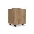 Caisson mobile 3 tiroirs avec plumier - Chêne veiné photo du produit