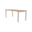 Bureau 180 x 80 chêne veiné - pieds aluminium photo du produit
