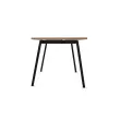 Bureau rectangulaire 180x80 Noyer / pi&eacute;t. Anthracite BANGKOK photo du produit