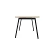 Bureau rectangulaire 180x80 Ch&ecirc;ne vein&eacute;/ pi&eacute;t. Anthracite BANGKOK photo du produit