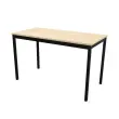 Table modulaire rectangulaire 120 x 60 acacia / noir photo du produit