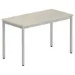 Table modulaire rectangulaire 120 x 60 acacia / alu photo du produit