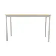 Table modulaire rectangulaire 120 x 60 acacia / alu photo du produit