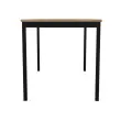 Table modulaire rectangulaire 140 x 70chêne veiné / noir photo du produit