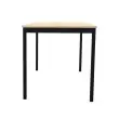 Table modulaire rectangulaire 140 x 70 acacia / noir photo du produit
