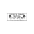 Timbre personnalisable Printy 4913 - Boitier blanc - Encre noire  - 6 lignes max - Trodat photo du produit